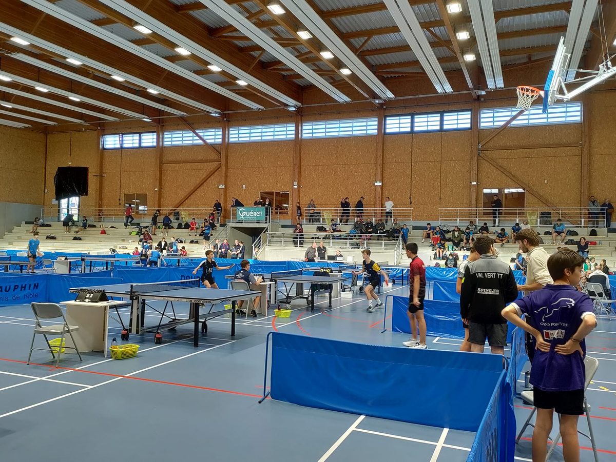 Salle AEL Guéret Tennis de Table